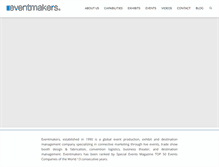 Tablet Screenshot of eventmakers.com